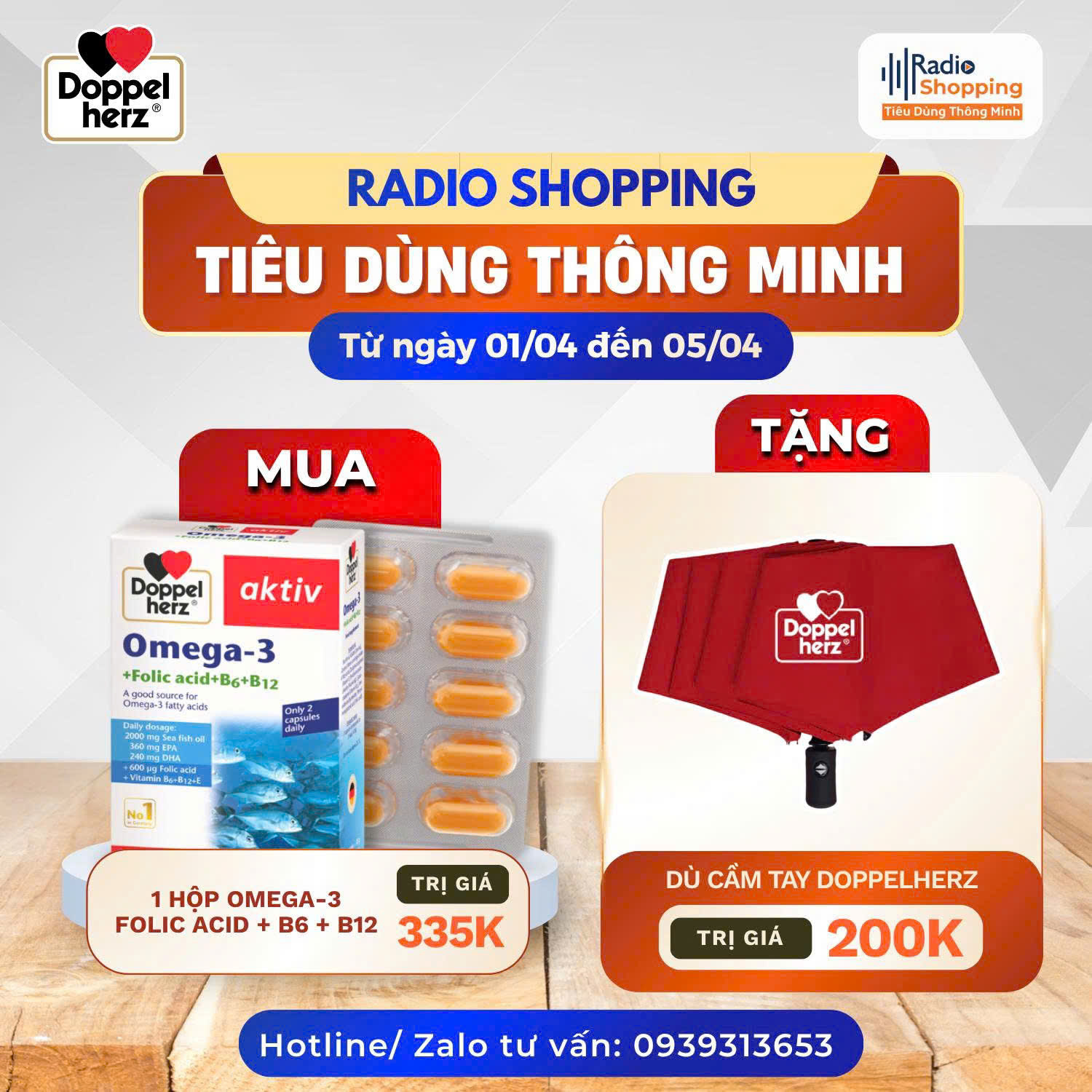 TPBVSK Omega-3 + Folic acid + B6 + B12